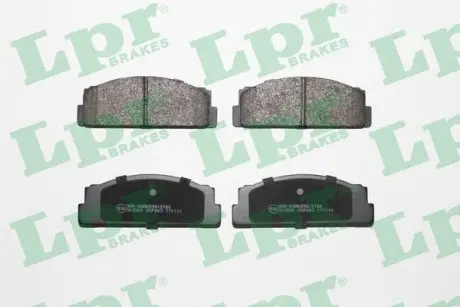 05P003 Комплект тормозных колодок из 4 шт. дисков LPR подбор по vin на Brocar