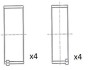 Вкладиши шатунні STD Psa 2.0HDI DW10A/B BB2069-STD