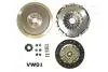 KVVW01 К-кт сцепления с маховиком Audi A3,Skoda Octavia,SuperB,Caddy III,GolfV,VI,Passat,Touran 1.9/2.0TDI -3 JAPANPARTS підбір по vin на Brocar