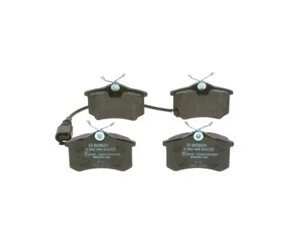 0986495239 Гальмівні колодки задн.Audi,Seat,Skoda Fabia,Polo 01- BOSCH підбір по vin на Brocar