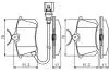 0986495239 Гальмівні колодки задн.Audi,Seat,Skoda Fabia,Polo 01- BOSCH підбір по vin на Brocar