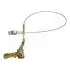 BC2011L TOYOTA Трос ручн.гальма лев.Land Cruiser 100 98- JAPANPARTS підбір по vin на Brocar