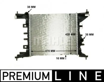 CR1187000P Радиатора MAHLE / KNECHT подбор по vin на Brocar