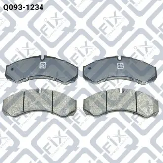 Q0931234 Тормозные колодки дисковые Q-FIX подбор по vin на Brocar