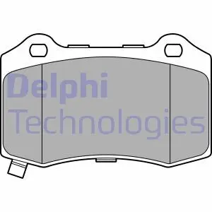 LP3676 Колодки гальмівні (задні) Jeep Grand Cherokee/Chrysler 300C 04-/Tesla Model S/X/Chevrolet Camaro 12 DELPHI підбір по vin на Brocar