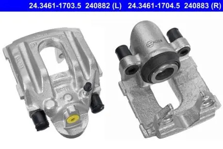 24346117035 ZACISK HAMULC. BMW 5 E60 03-10 LT ATE підбір по vin на Brocar