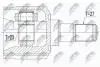 Шарнір рівних кутових швидкостей NPW-HY-531