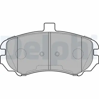 LP2150 Гальмівні колодки дискові HYUNDAI Elantra &quot;F &quot;03-05 DELPHI підбір по vin на Brocar