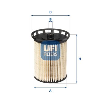 2612900 Фильтр топливный UFI подбор по vin на Brocar