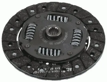 1878021831 1878 021 831_Диск сцепления! Opel Astra 1.2/1.4 91&gt;/Kadett/Vectra 1.2-1.4&lt;92 SACHS підбір по vin на Brocar
