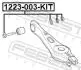 1229003KIT БОЛТ С ЭКСЦЕНТРИКОМ РЕМКОМПЛЕКТ HYUNDAI IX35/TUCSON 10 20092013 [GEN] FEBEST підбір по vin на Brocar