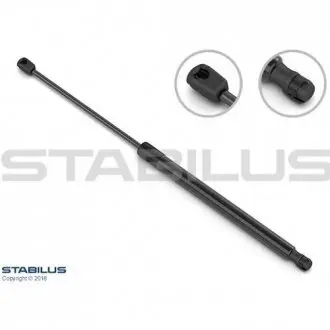 684046 STABILUS Амортизатор багажника, F=600N, L=55.2 см, H=18.6 см STABILUS підбір по vin на Brocar