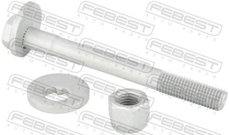 1729001KIT БОЛТ С ЭКСЦЕНТРИКОМ РЕМКОМПЛЕКТ AUDI A3/S3/SPORTB./LIM./QU. 20052013 [USA] FEBEST підбір по vin на Brocar