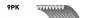 Ремень поликлиновый Gates 9PK2250ES