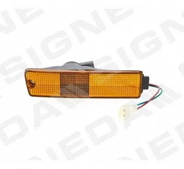 ZVW1607KR Показник повороту в бампері VW GOLF II, 08.83 - 07 SIGNEDA підбір по vin на Brocar