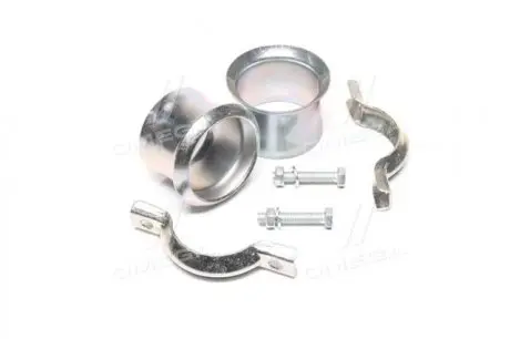 F60EBPO Хомут глушителя с фланцами 60мм (Евро) ГАЗ, Иномарки (TEMPEST) TEMPEST подбор по vin на Brocar