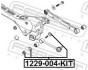 1229004KIT 1229-004-KIT_болт с эксцентриком! Hyundai Porter 06-16 FEBEST підбір по vin на Brocar