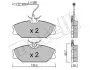 2201420 Колодки тормозные (передние) Renault Laguna I 93-01/Megane I 96-03/Safrane 92-00 (с датчиком) METELLI підбір по vin на Brocar