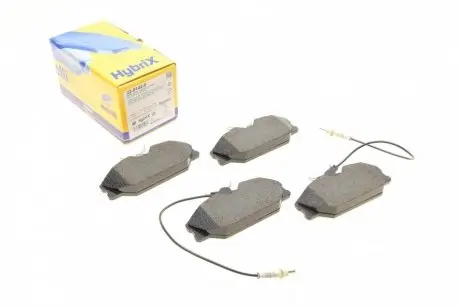 2201420 Колодки тормозные (передние) Renault Laguna I 93-01/Megane I 96-03/Safrane 92-00 (с датчиком) METELLI підбір по vin на Brocar