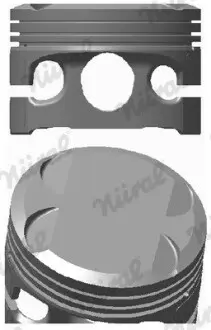 8742220710 Поршень Nural NURAL підбір по vin на Brocar