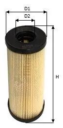 ML4589 Оливний фільтр CLEAN FILTERS подбор по vin на Brocar