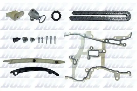 SKCO004 Комплект цепи ГРМ Opel Astra J/Corsa D 1.2-1.4 09- DOLZ підбір по vin на Brocar