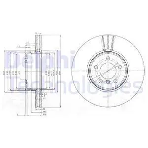 BG9008C Tarcza ham. LANDROVER RANGE ROVER DELPHI підбір по vin на Brocar