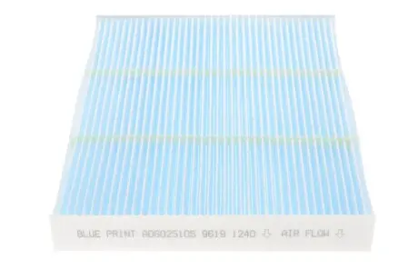 ADG025105 Змінний фільтруючий елемент повітряного фільтра салону BLUE PRINT підбір по vin на Brocar