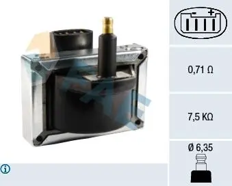 80263 Котушка запалювання FAE підбір по vin на Brocar