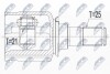 Шарнір рівних кутових швидкостей NPW-HY-548