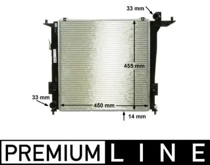 CR1368000P Радіатор, система охолодження двигуна MAHLE / KNECHT підбір по vin на Brocar