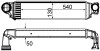 Радіатор інтеркулера BMW 3 (E46) 1.8-3.0d 99-05 CI 425 000S