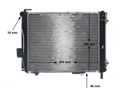 CR257000S Chłodnica 8MK376711364 MAHLE / KNECHT підбір по vin на Brocar