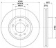 8DD355109721 Тормозной диск HELLA підбір по vin на Brocar