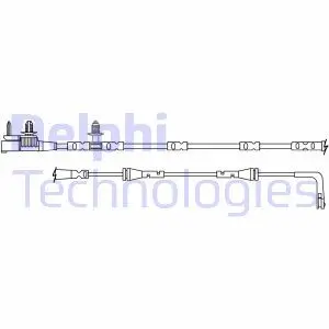 LZ0314 Датчик зносу, гальм.колодка DELPHI підбір по vin на Brocar