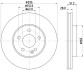 8DD355119591 Тормозной диск HELLA підбір по vin на Brocar