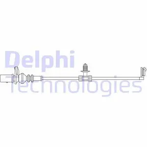 LZ0307 Датчик зносу, гальм.колодка DELPHI підбір по vin на Brocar