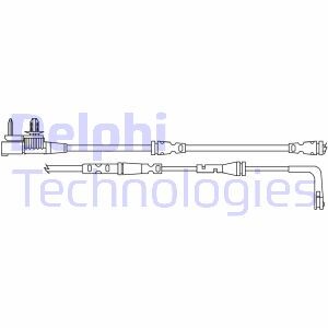 LZ0315 Датчик зносу,гальм.колодки DELPHI подбор по vin на Brocar