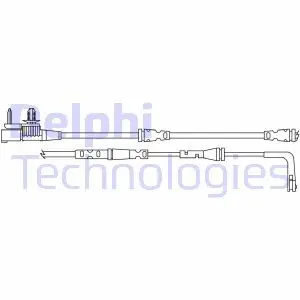 LZ0315 Датчик зносу, гальм.колодка DELPHI підбір по vin на Brocar