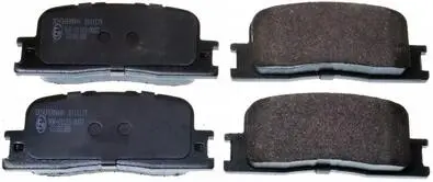 B111179 Гальмівні колодки задні (15.5mm) Toyota Camry 01-2006 DENCKERMANN підбір по vin на Brocar