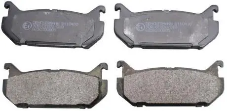 B110430 Комплект тормозных колодок, дисковый тормоз DENCKERMANN підбір по vin на Brocar