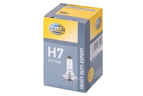 8GH007157231 Автолампа Behr Hella 8GH007157231 Heavy Duty H7 PX26d 70 W прозрачная HELLA підбір по vin на Brocar