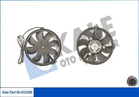 415200 Вентилятор радиатора Audi A4/6/8,passat,Sharan,Ford Galaxy 1.6/2.8 -95 KALE OTO RADYATOR подбор по vin на Brocar
