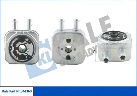344360 Масляний радіатор Audi A3/4/6,Golf IV,Passat,T5,Ford,Skoda Octavia I KALE OTO RADYATOR підбір по vin на Brocar