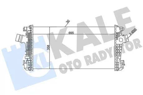 344900 Інтеркулер Astra J,Zafira Tourer,Chevrolet Cruze 1.6/2.0CDTI KALE OTO RADYATOR підбір по vin на Brocar