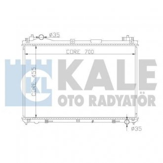 365400 SUZUKI Радиатор охлаждения Grand Vitara II 1.6/2.7/3.2 -5 KALE OTO RADYATOR подбор по vin на Brocar