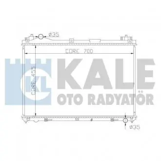 365400 SUZUKI Радиатор охлаждения Grand Vitara II 1.6/2.7/3.2 -5 KALE OTO RADYATOR подбор по vin на Brocar