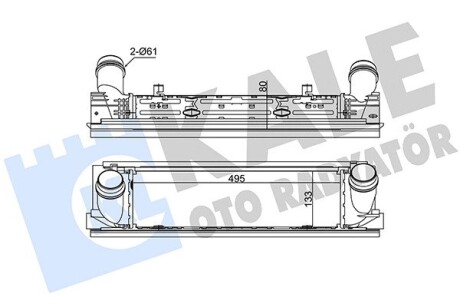 344825 Інтеркулер 1 F20,2 F22,3 F30,4 Gran Coupe 2.0/2.0d KALE OTO RADYATOR підбір по vin на Brocar