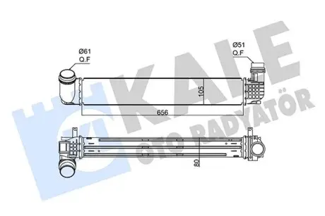 352265 Інтеркулер Grand Scenic III,Megane III 1.9dCi/2.0TCe KALE OTO RADYATOR підбір по vin на Brocar