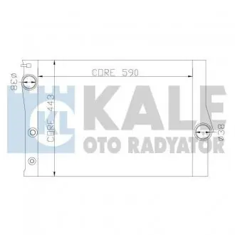 342235 Радіатор охолодження X5 Е70, Е71 3.0d/4.0d KALE OTO RADYATOR підбір по vin на Brocar